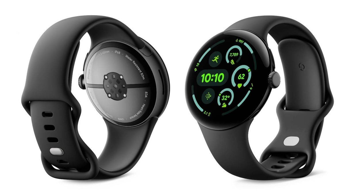 Google Pixel Watch 3 – GRY0E 45mm 4G LTE Cellular – Black – MODERATE Condition