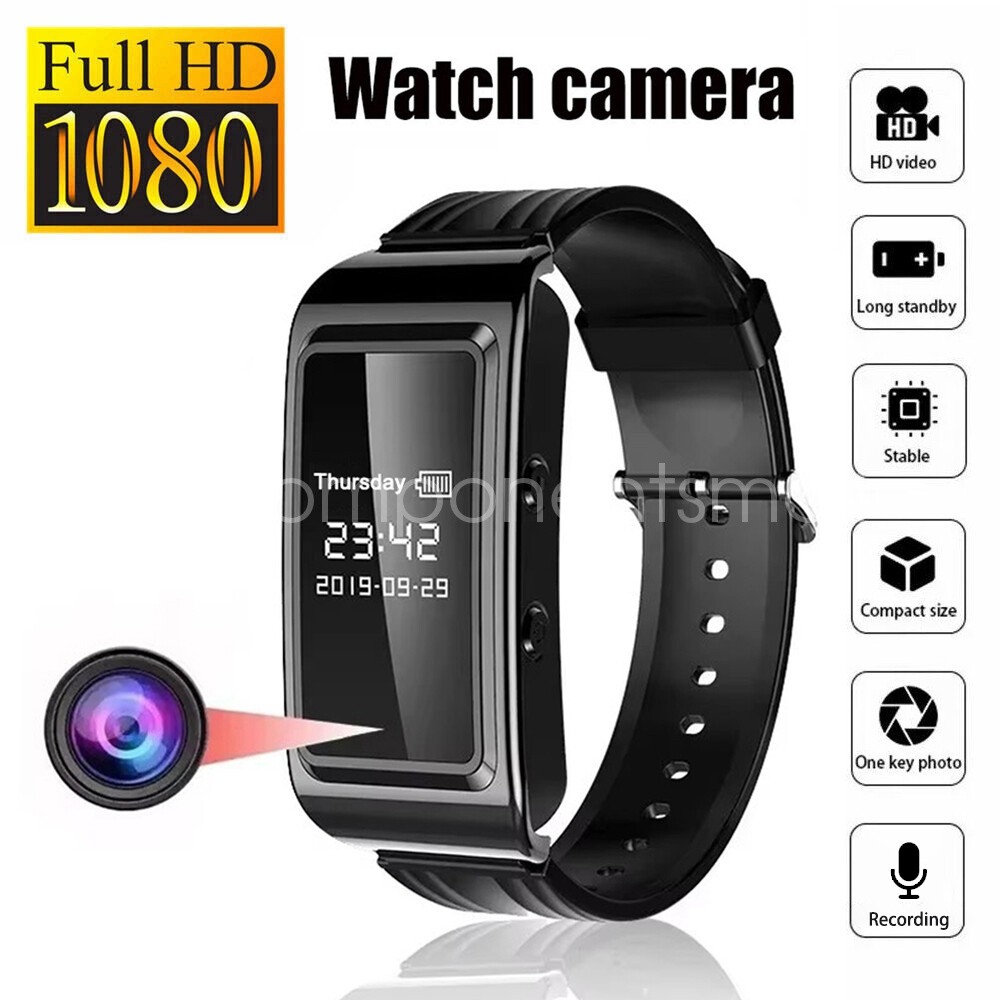 2025 1080P Camera Watch Wristband Sports Video Recorder Smart Bracelet 8G-256GB