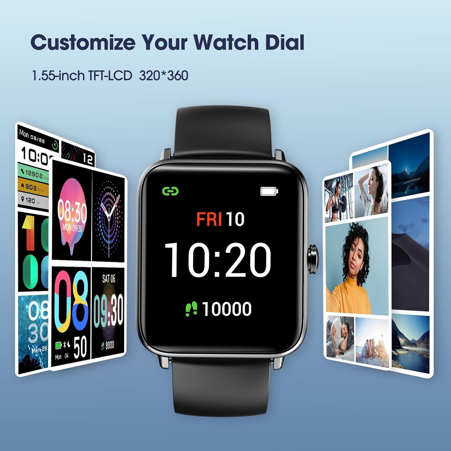 Women’s Small Smart Watch SmartWatch For Apple iPhone iOS and Android