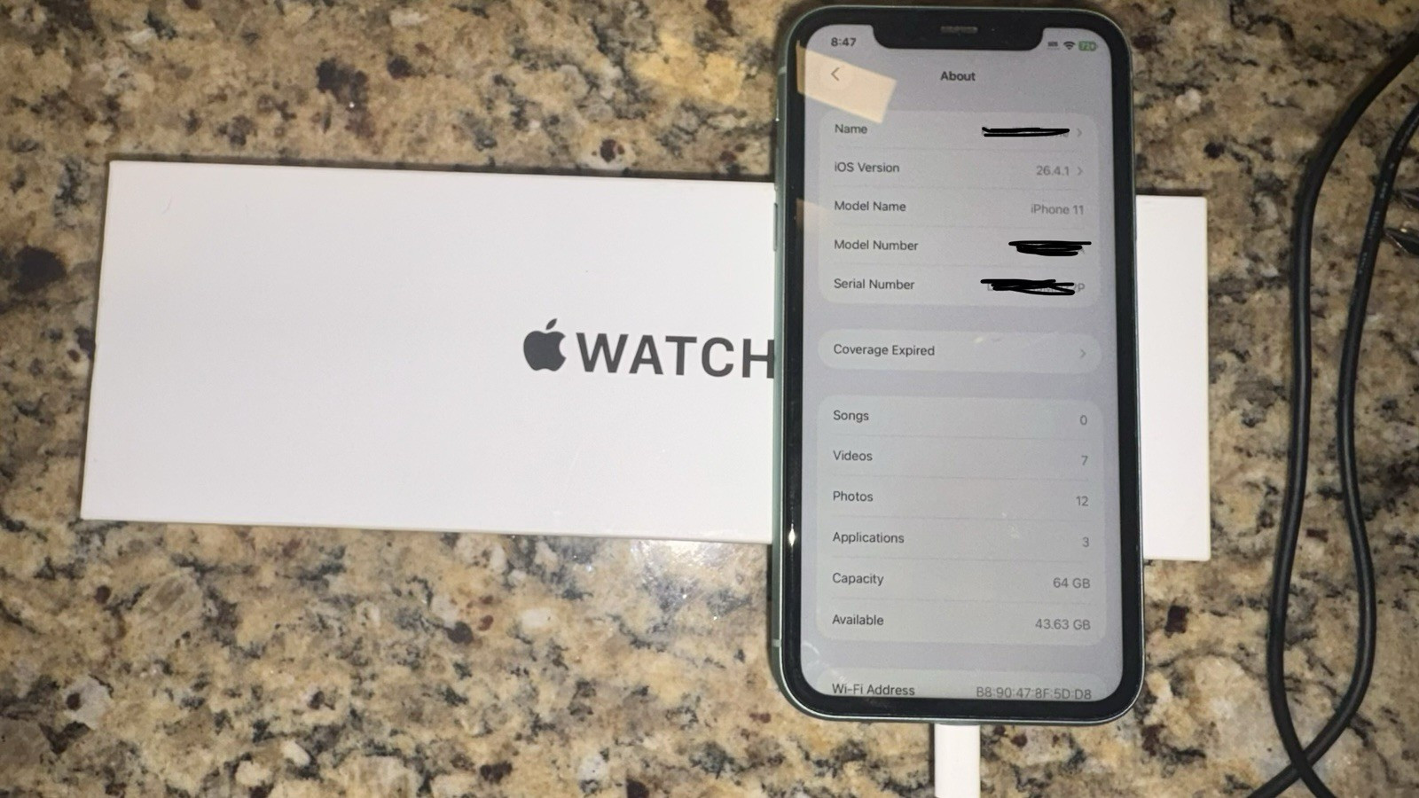 Apple iPhone 11 64GB and Iwatch see gen 1