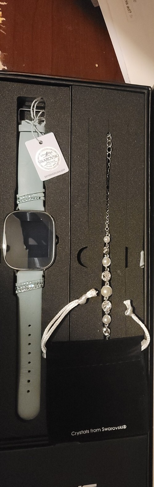 ASUS ZenWatch 2 37mm WI502Q Swarovski Edition Stainless Steel WI502Q FastShip