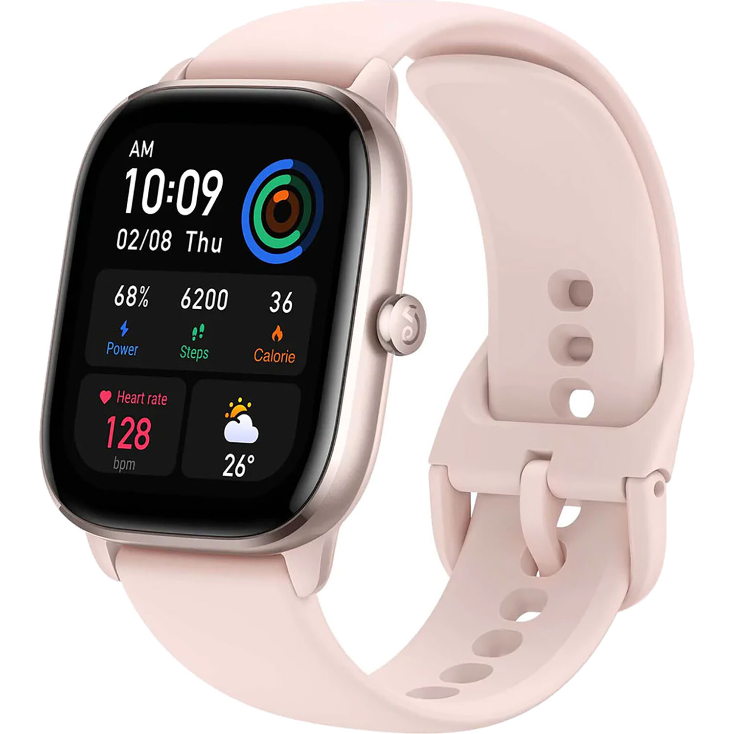 Amazfit GTS 4 Mini Bluetooth Flamingo Pink Smartwatch NEW
