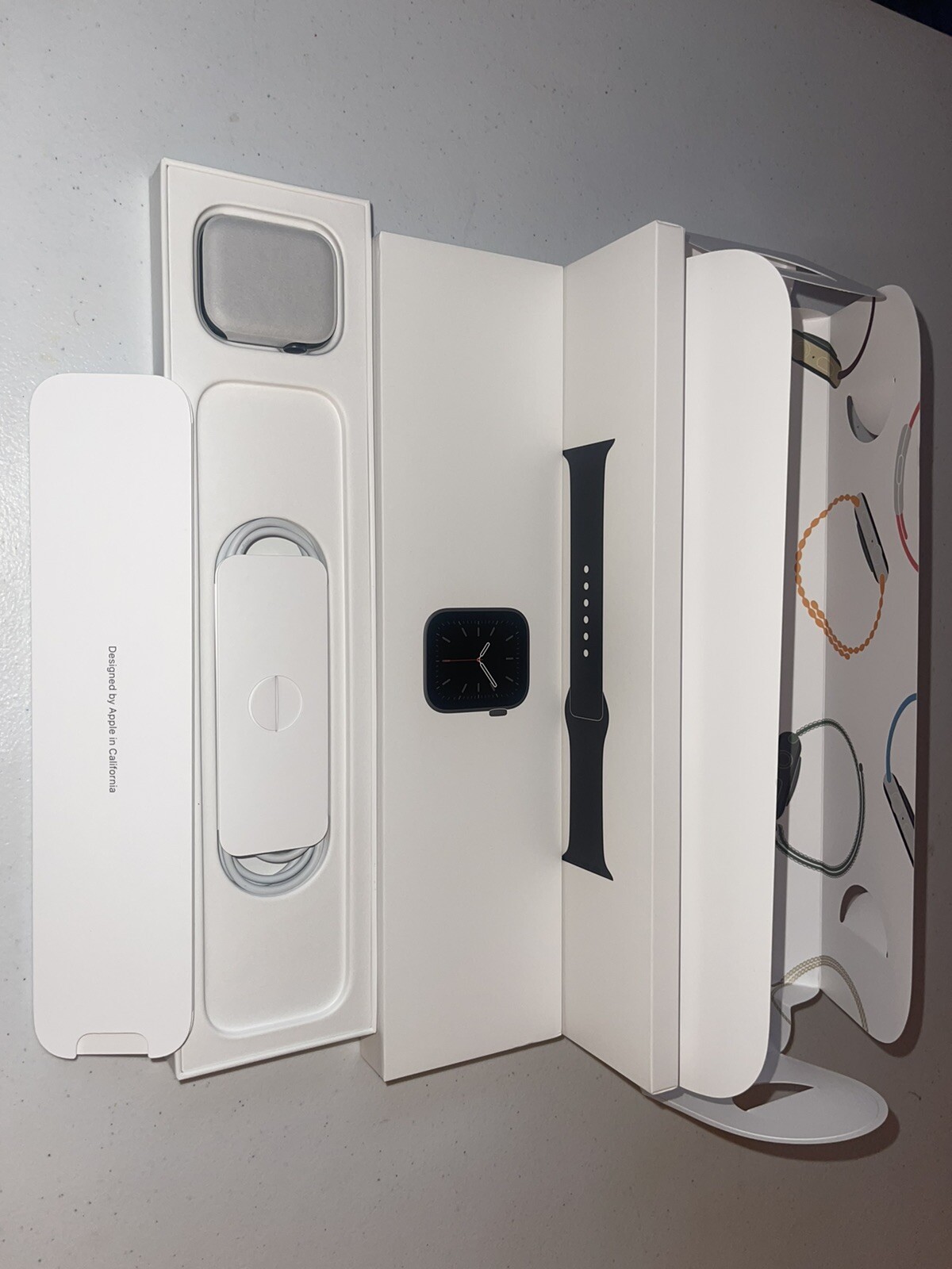 Apple Watch Series 6 (GPS) 44mm with Black Sport Band – Space Gray M00H3LL/A