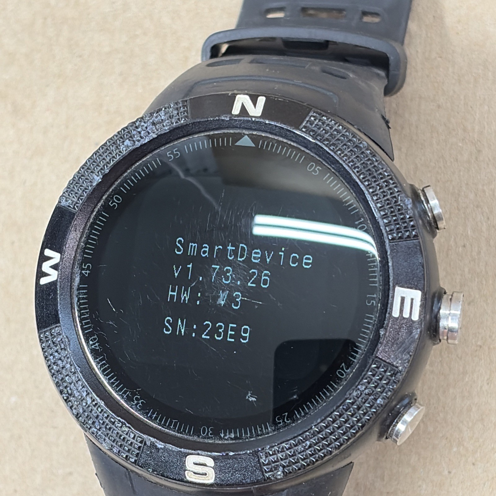 23E9 V3 Smart Watch Fitness Heart Rate Tracker Tested Works READ