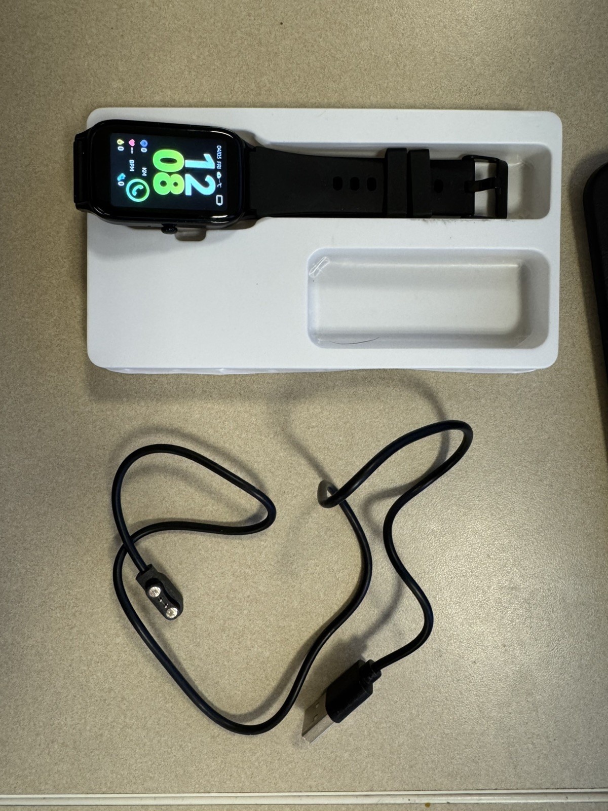 ChronArk Fitness Tracker Smart Watch, Compatible With IPhone/Android Devices BLK
