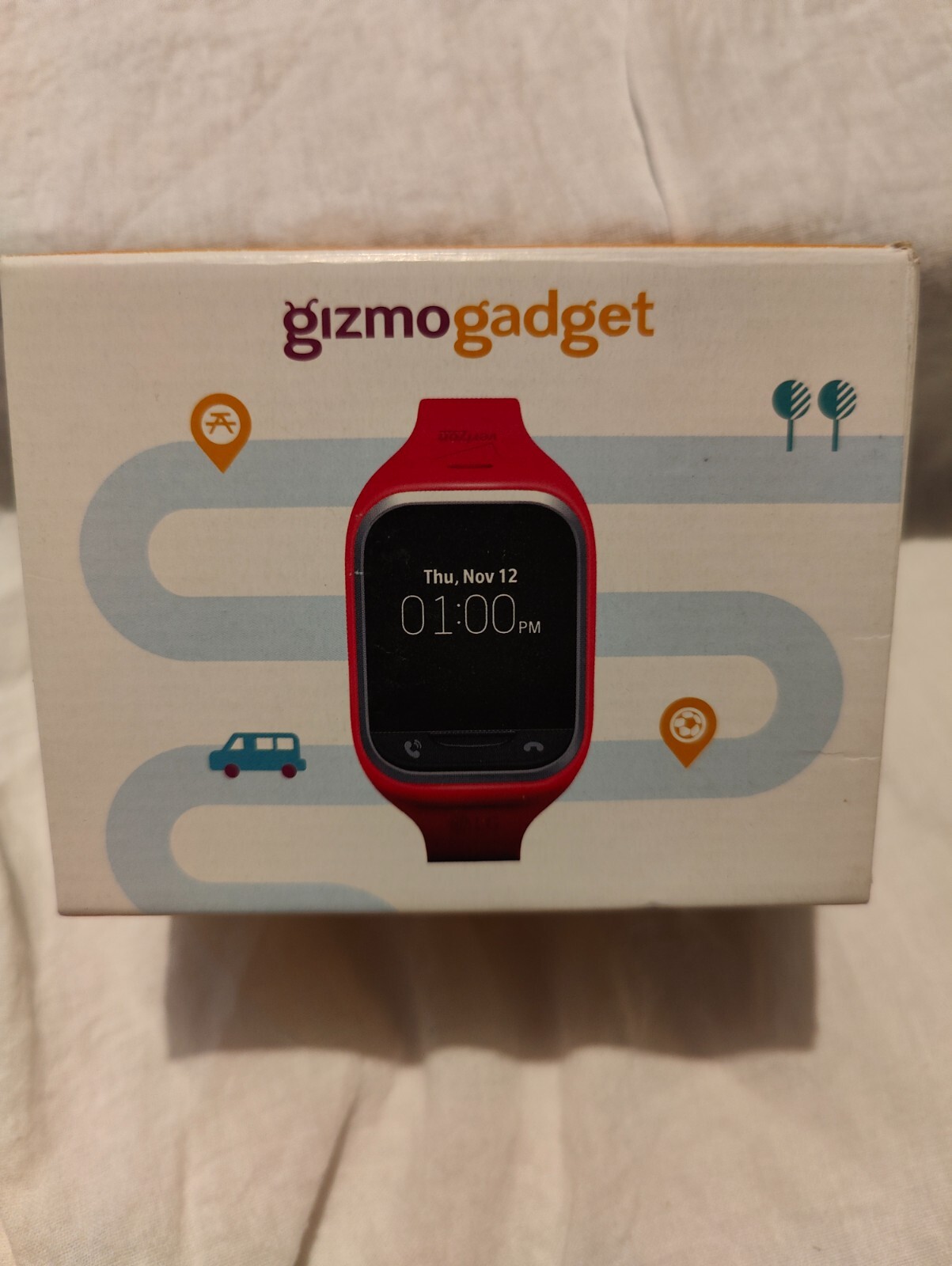 LG GizmoGadget LG-VC200 Kid’s Red Verizon Touchscreen GPS Locator Smart Watch