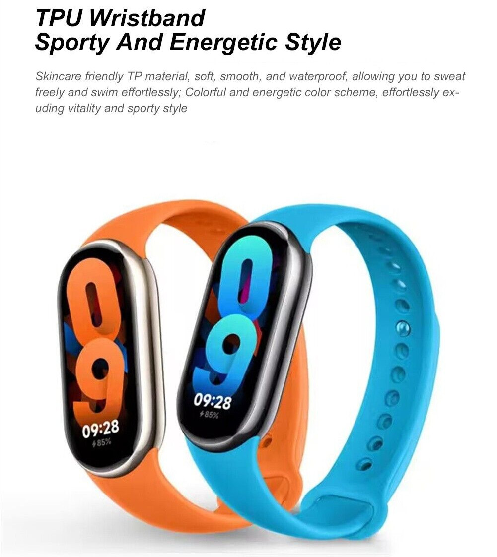 Xiaomi Smart Band 8 Heart Rate Blood Pressure Fitness Tracker Watch Bracelet APP