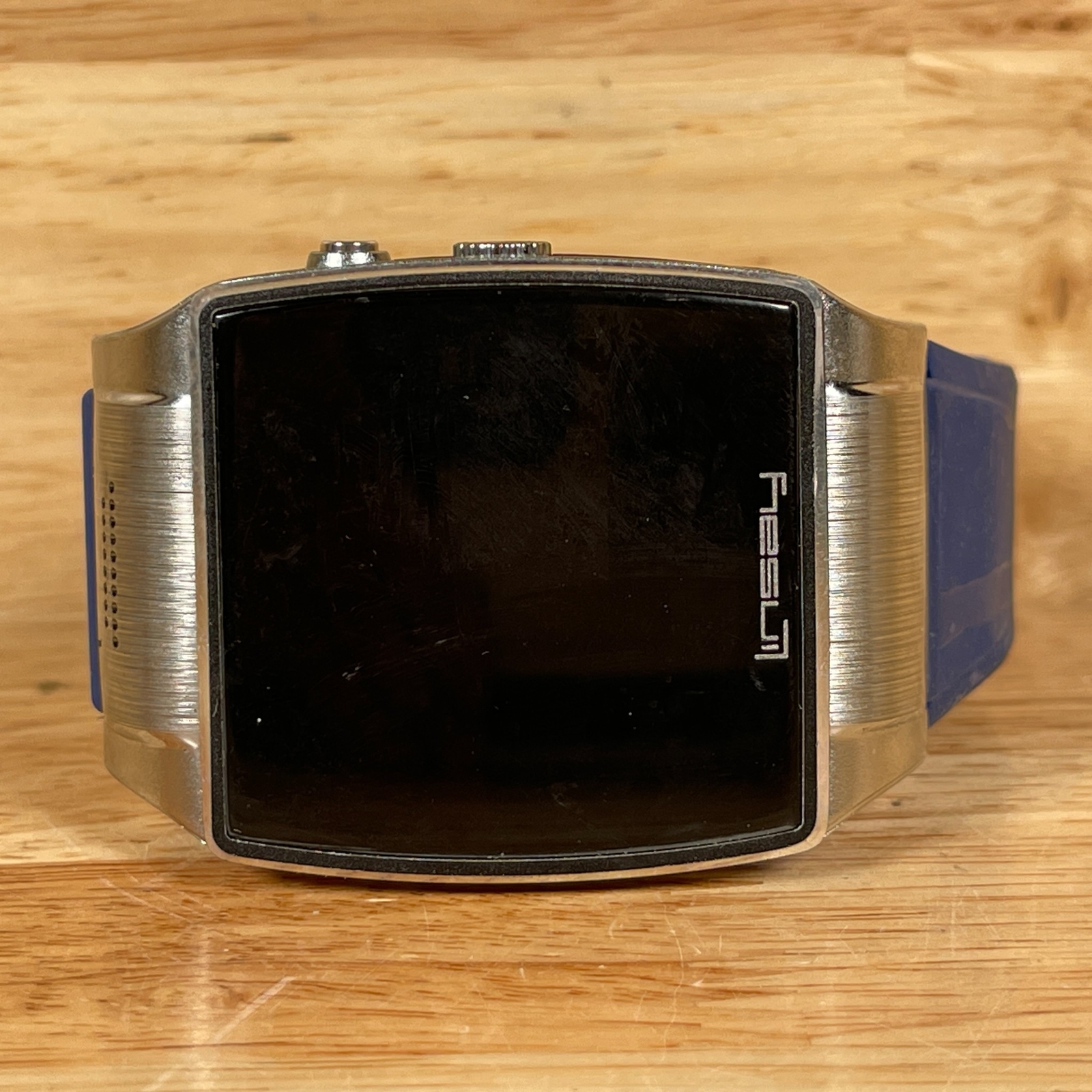 Linsay EX-5L Blue & Silver IPS TouchScreen Portable Wi-Fi Bluetooth Smart Watch
