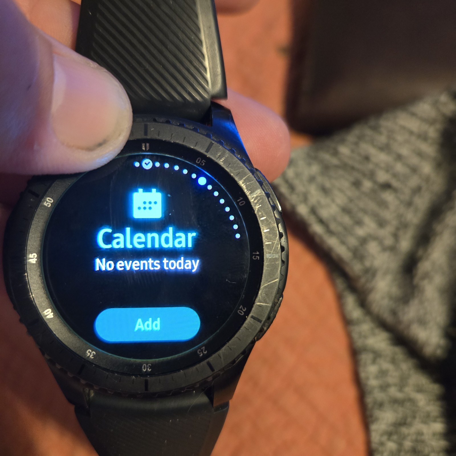 Samsung Galaxy Gear S3 Frontier SM-R760 WiFi Smartwatch Space Gray / Black