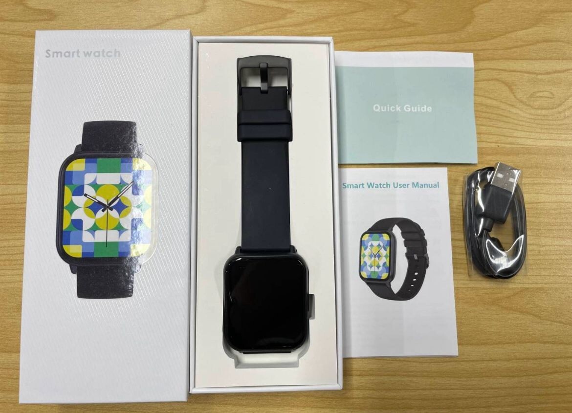 Smart Watch Bt Calling Heart Rate Blood Pressure Oxygen Monitor ip67 Waterproof