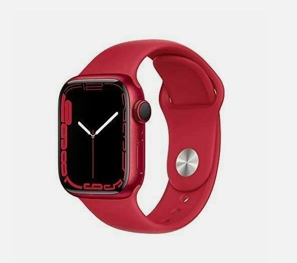 Apple Watch Series 7 41mm (Product) Red Aluminum Sport Band GPS MKN23LL/A