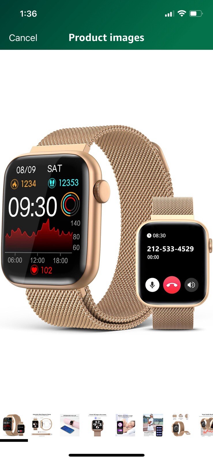 Earlysincere Smart Watch.