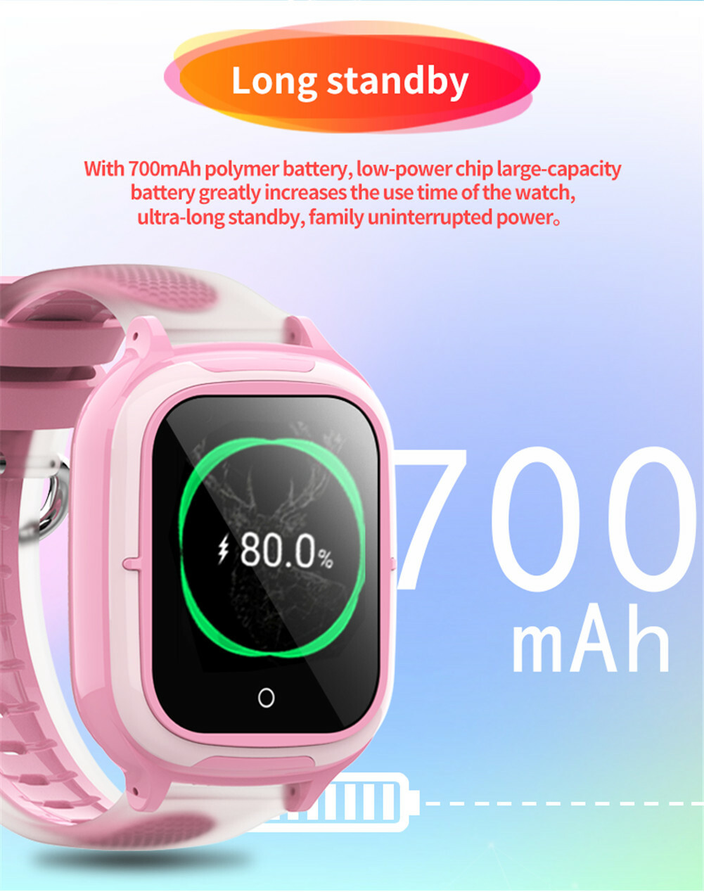 Anti-Lost Kids Smart Watch Camera 4G Phone Watch SOS Call Boys Girls Wristwatch