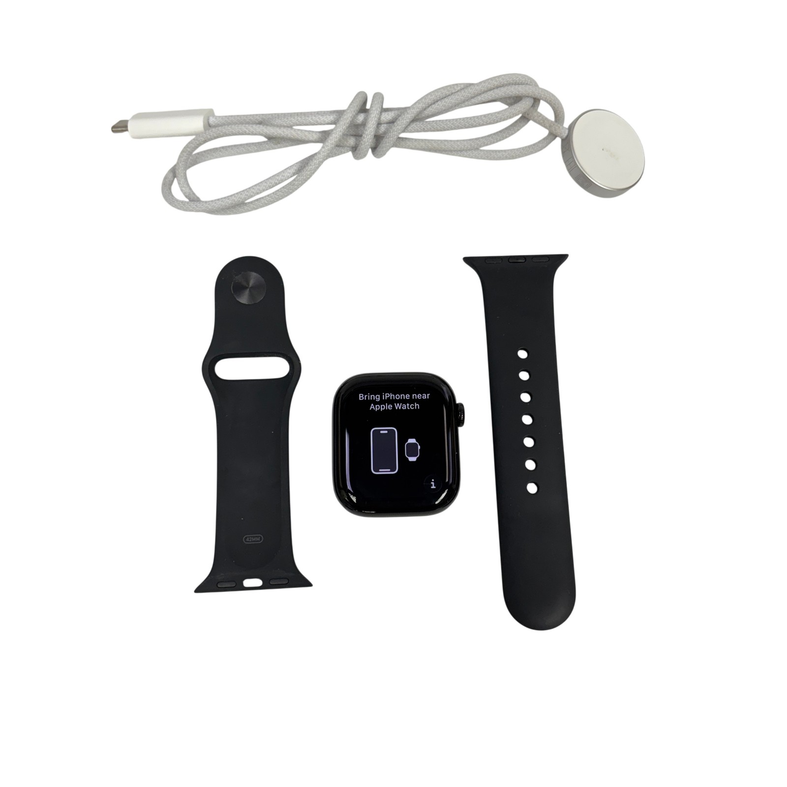 Apple Watch Series 10 A2997 42mm Black Aluminum Case GPS Only Smartwatch