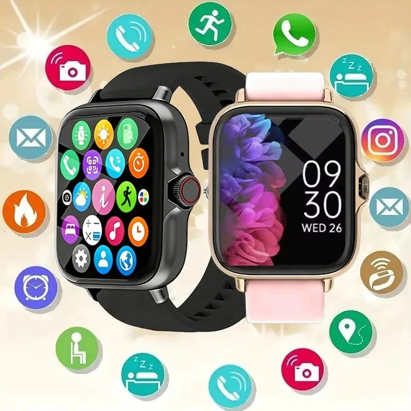 2026 Smart Watch For Men/Women, Waterproof Smartwatch Bluetooth iPhone Samsung