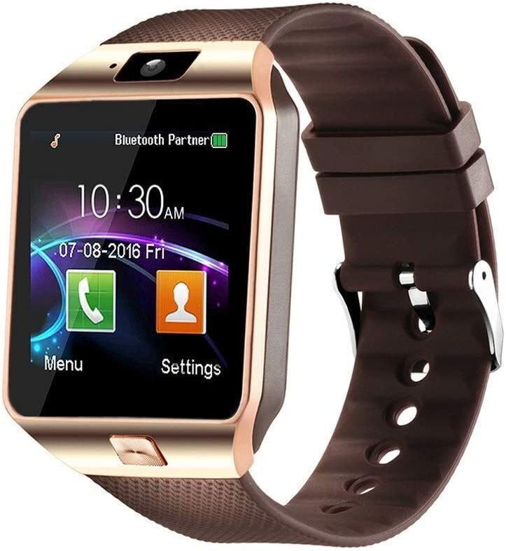 Bluetooth Smartwatch Wrist Smart Phone with SIM SD Card Sports Fitness Tracker
