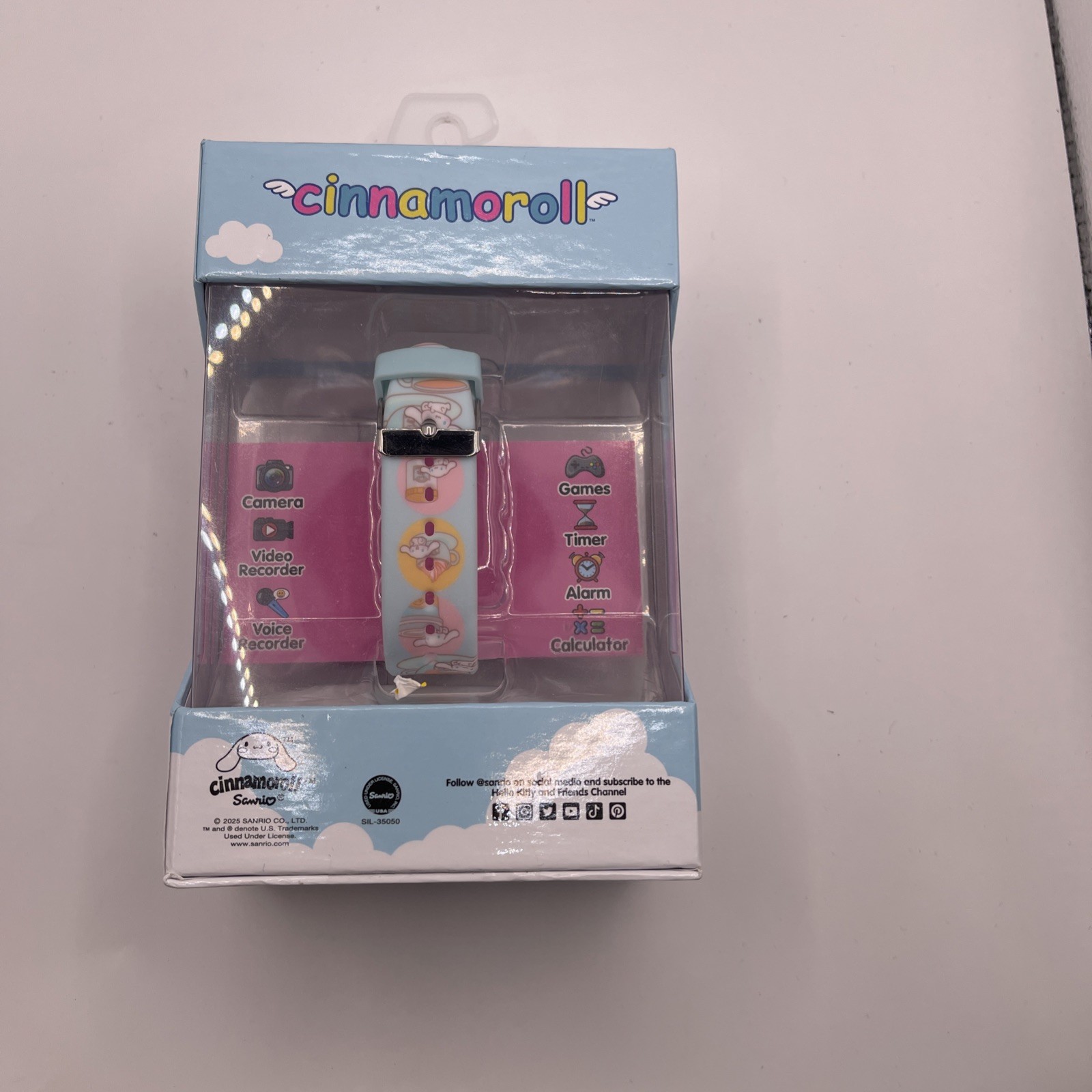 Sanrio Cinnamoroll Kids Smartwatch – Interactive Touchscreen NIB