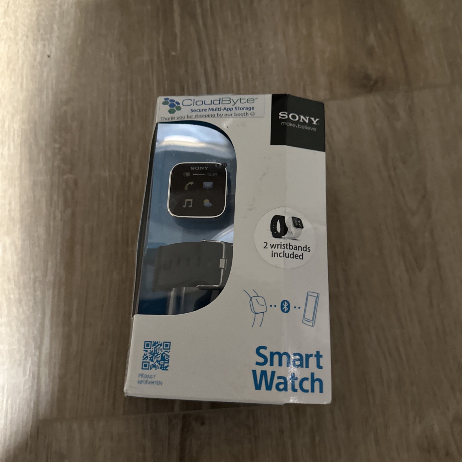 Rare Sealed Sony MN2SW (1254-6627) Smart Watch – Black