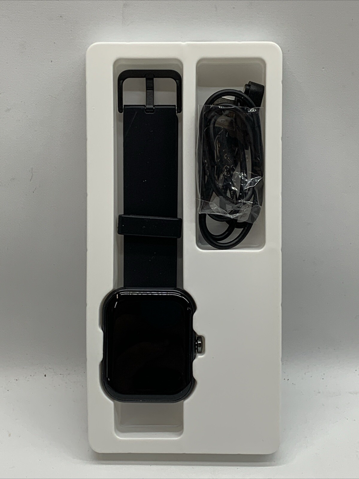 Smart Watch Y66 for Men Women, 1.96″ Fitness Tracker Running Pedometer Black
