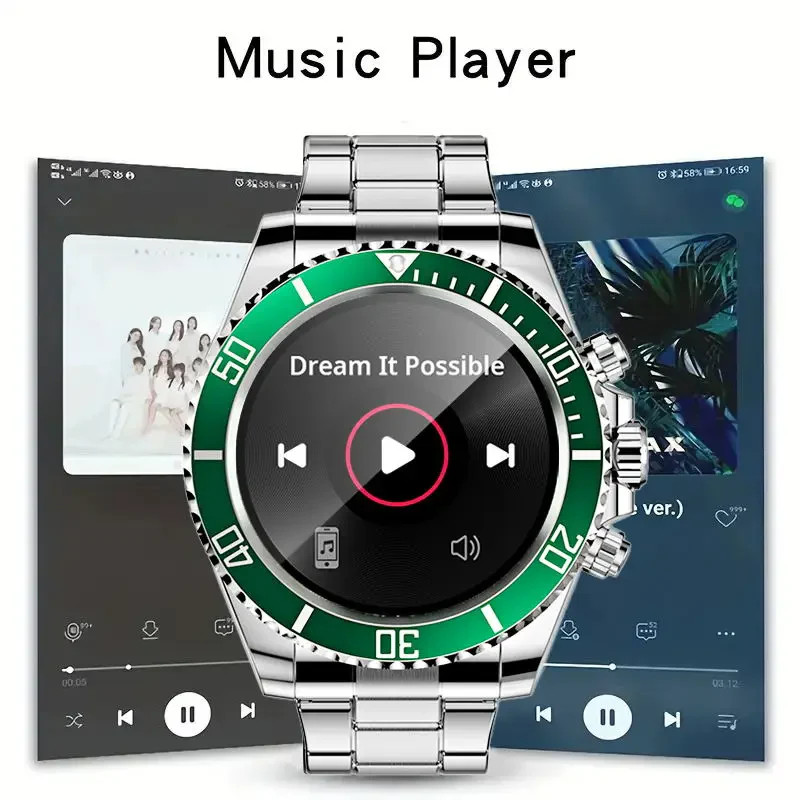 Luxury Smart Watch Blood Pressure Health Sport & Fitness Tracker Waterproof