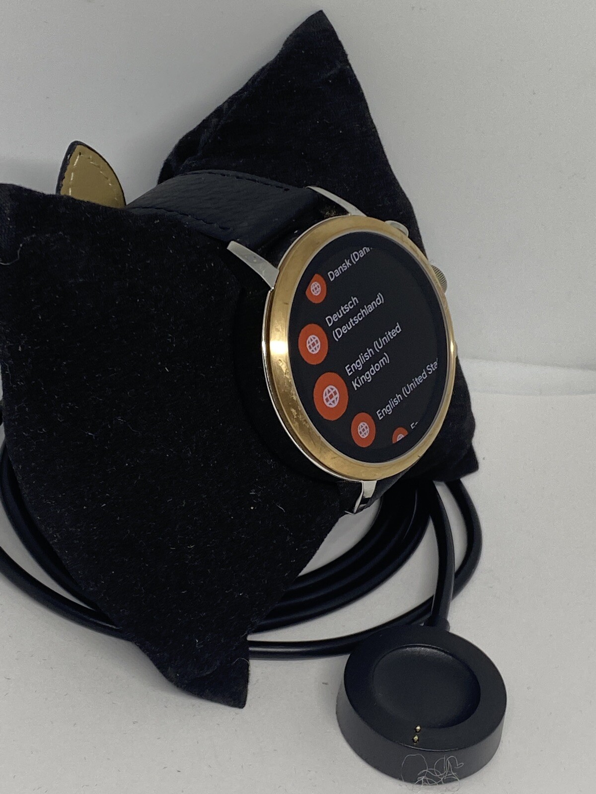 Fossil Gen 4 Authentic Digital Dial Smart Watch Custom Band FTW6016 AB159