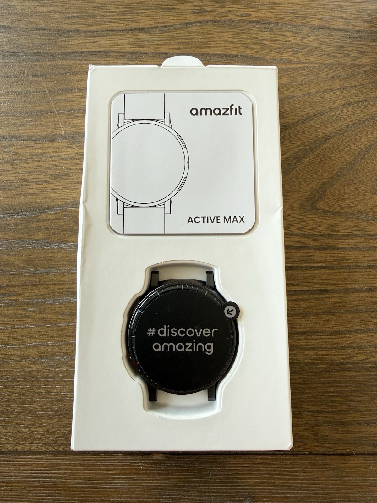 Amazfit – Active Max – Smart Watch 1.5″ – AMOLED Display – Black – Open Box