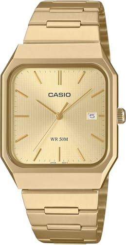 Casio Men’s Standard Analog Quartz Watch MTP-B185G-9AV Gold Wristwatch