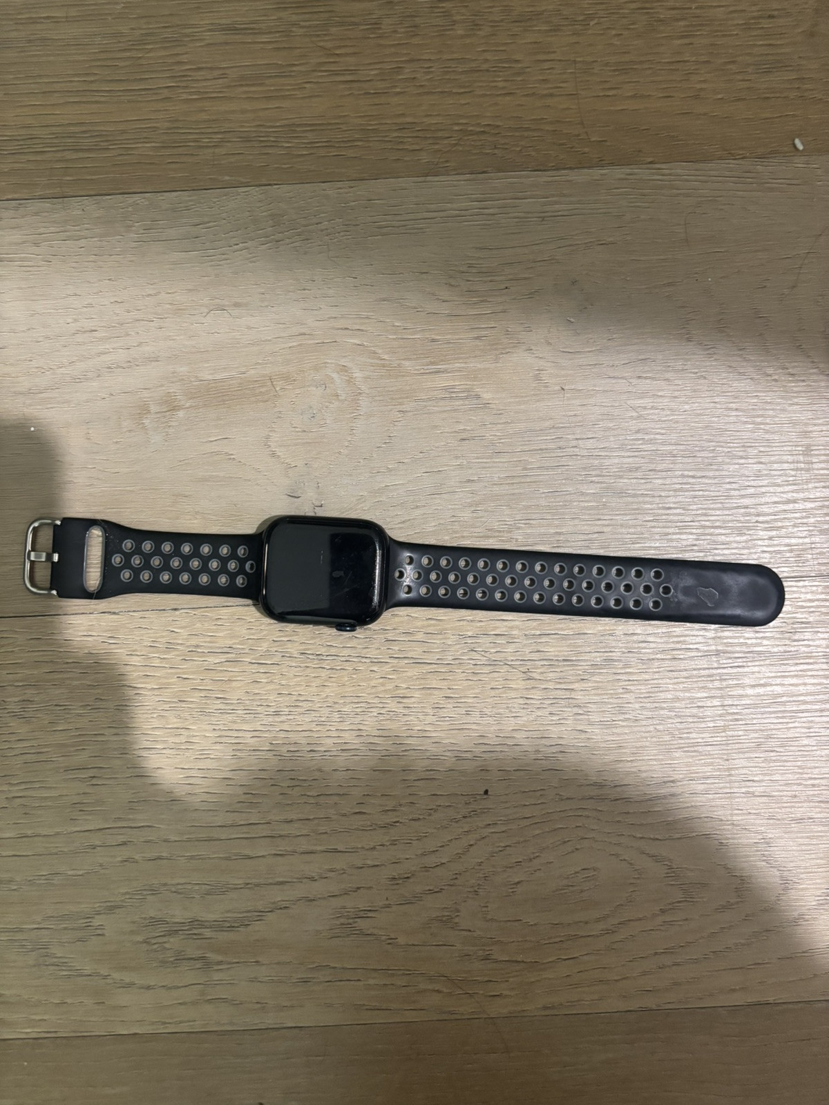 Apple Watch Series 9 45mm Aluminum Case with M/L Sport Band – Midnight (GPS)…