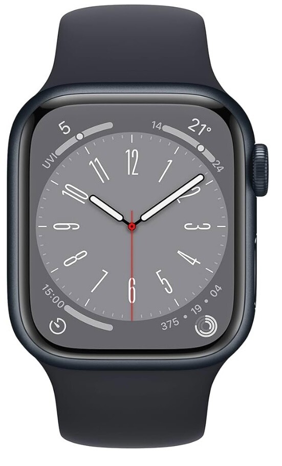 Apple Watch Series 8 – 41mm – GPS – midnight black – model A2770 – new open box