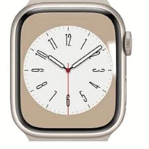 Apple Watch Series 7 45mm A2474 Starlight Aluminum GPS – Grade A – Face Only
