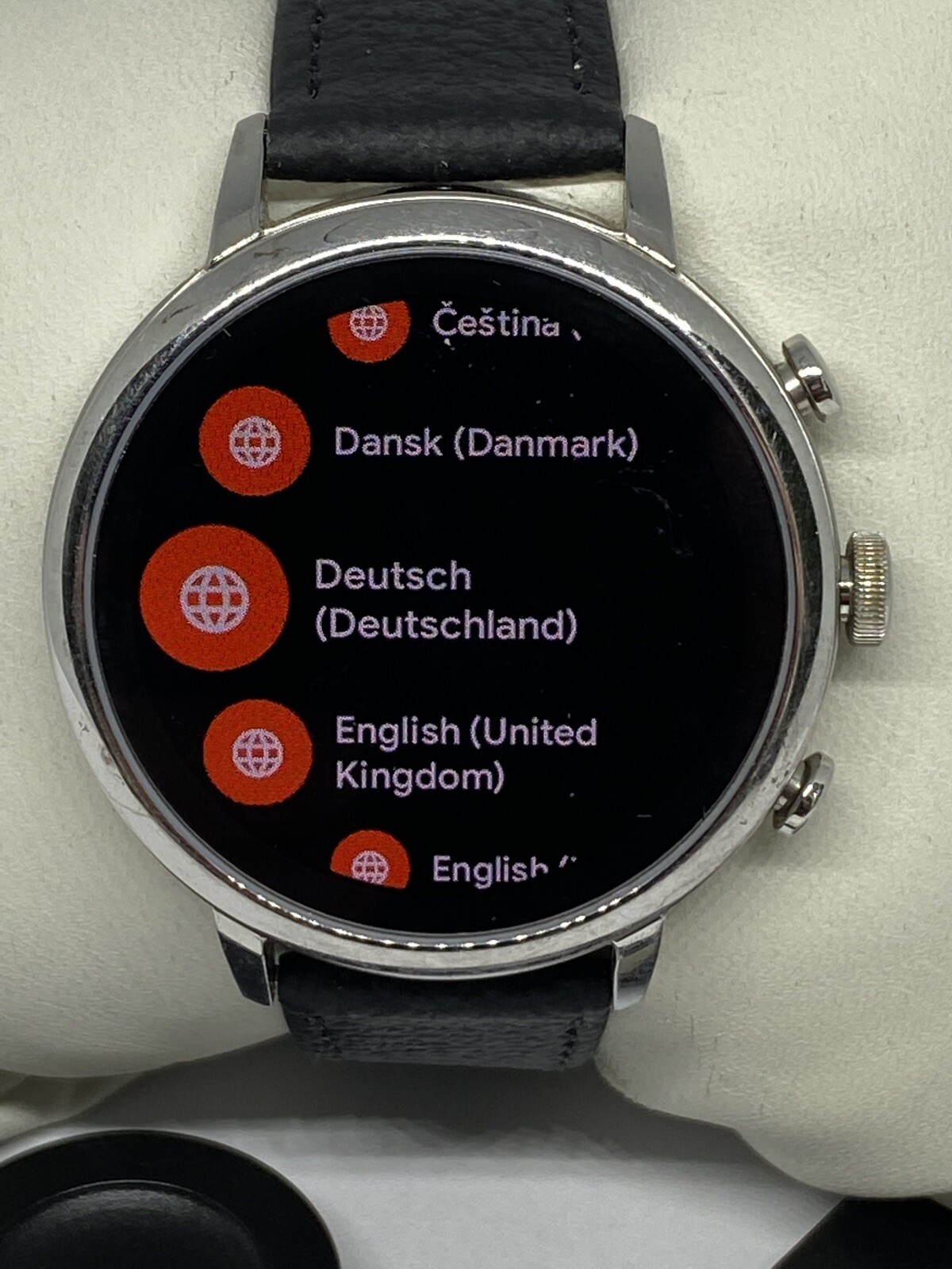 Fossil Gen 4 Authentic Digital Dial Smart Watch Custom Band FTW6016 DC510
