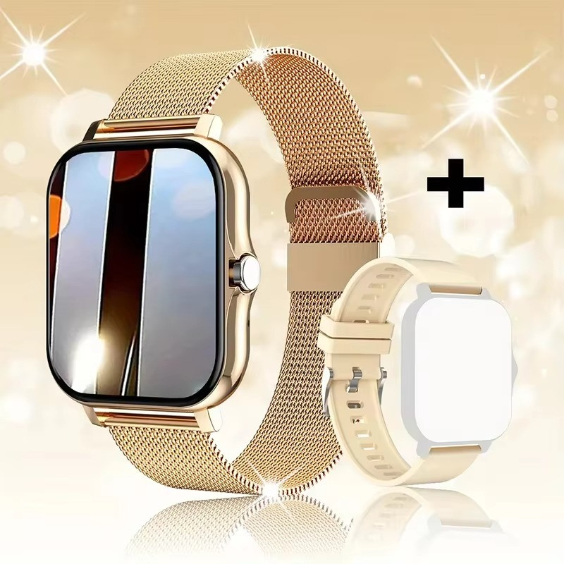 LAXASFIT Smart Watch Bluetooth Call Fitness Tracker Heart Rate Monitor