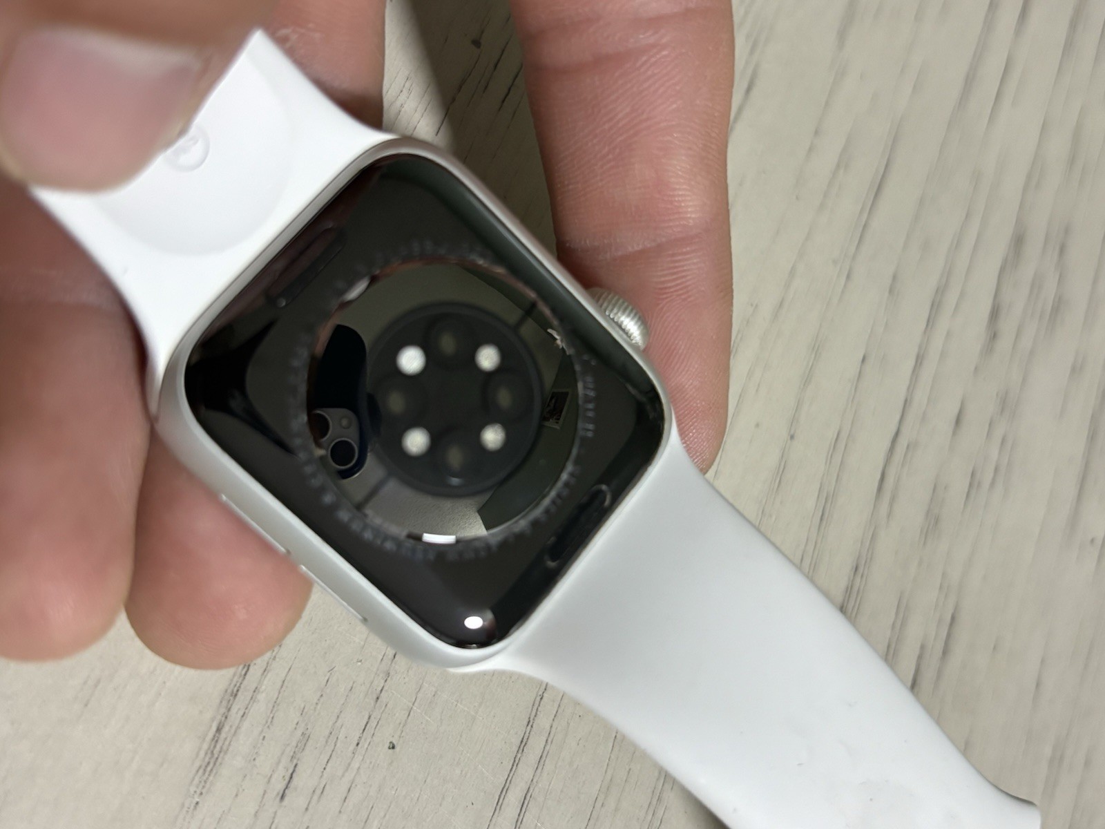 Apple Watch Series 6 40MM Aluminum White Band For Parts Only (read description)