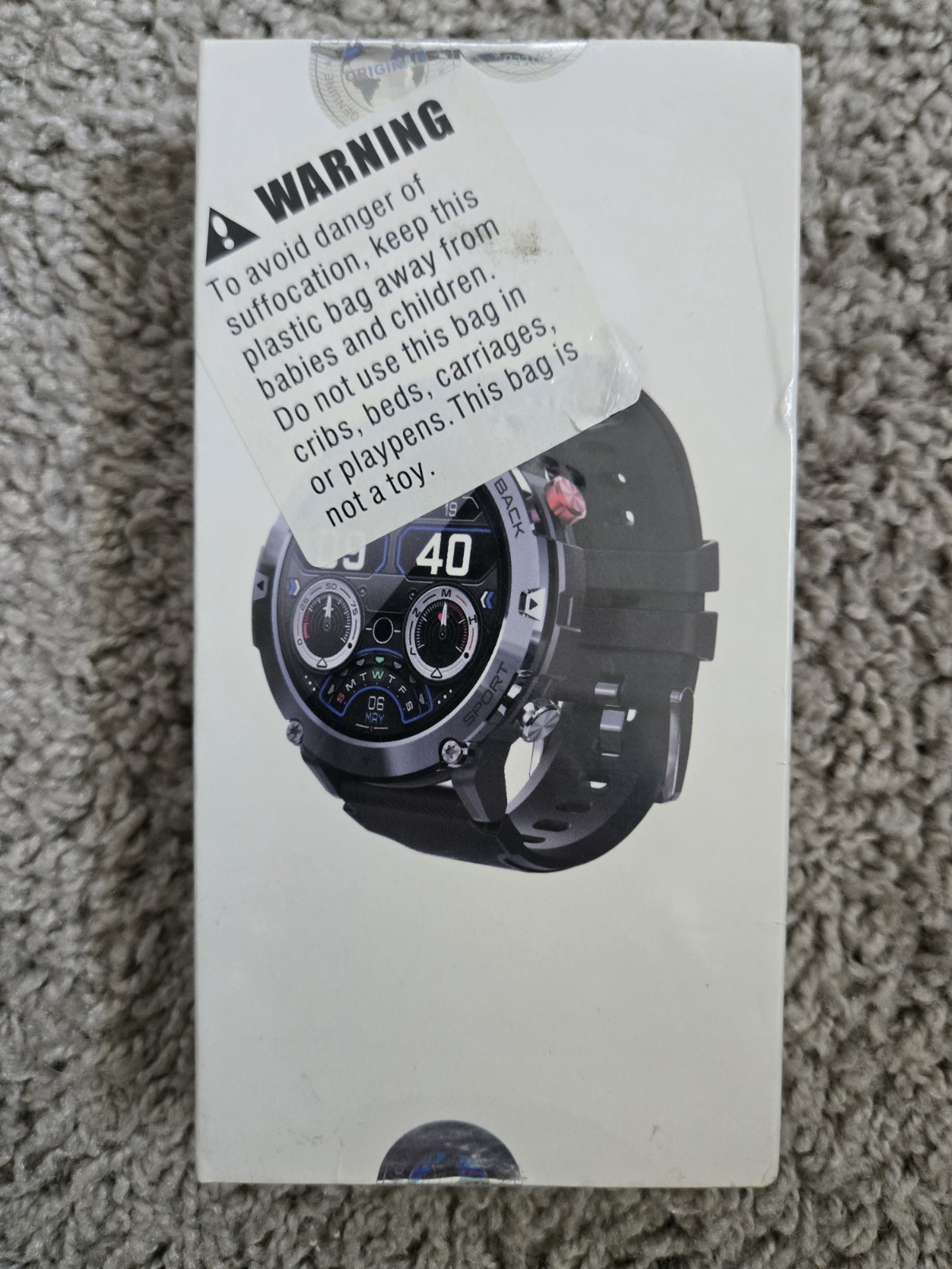 Zl54c Smart Watch Black Brand New Sealed In Box