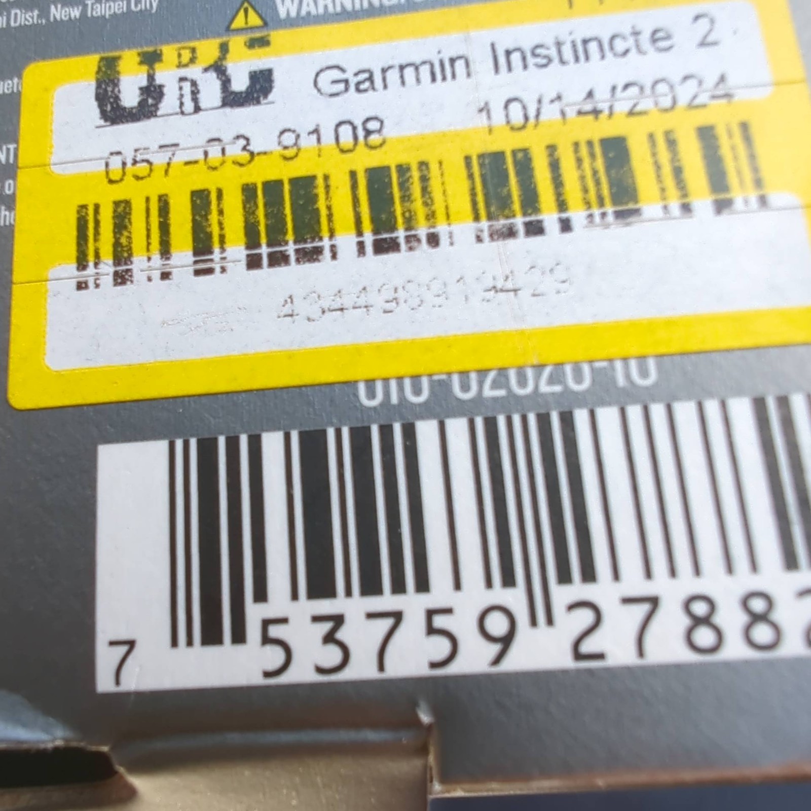 Garmin Instinct 2 Standard Edition 45mm GPS Smart Watch Graphite (010-02626-10)