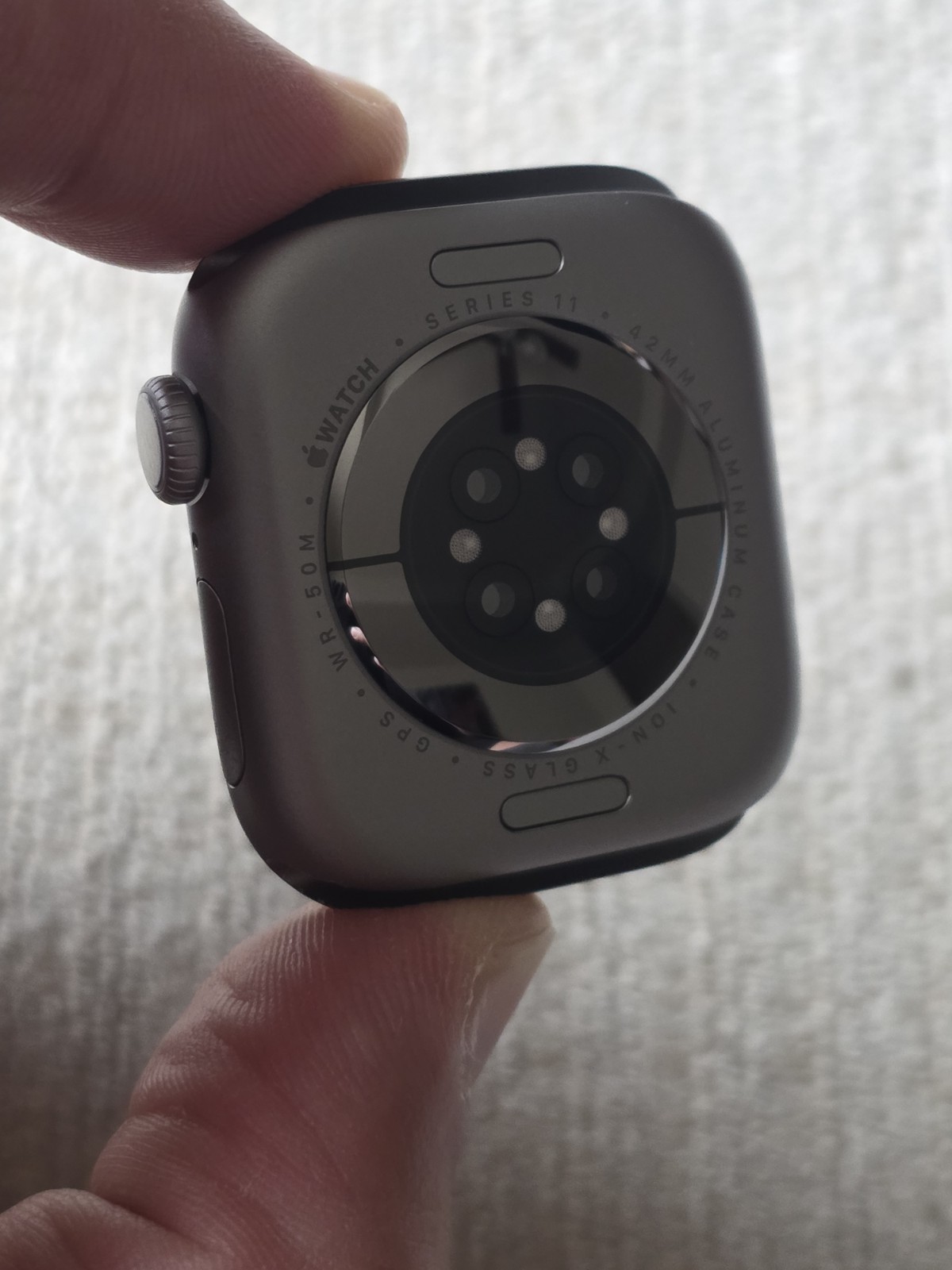 Apple Watch Series 11 42mm GPS Space Gray w/ S/M Black Sport Band MEQW4LW/A