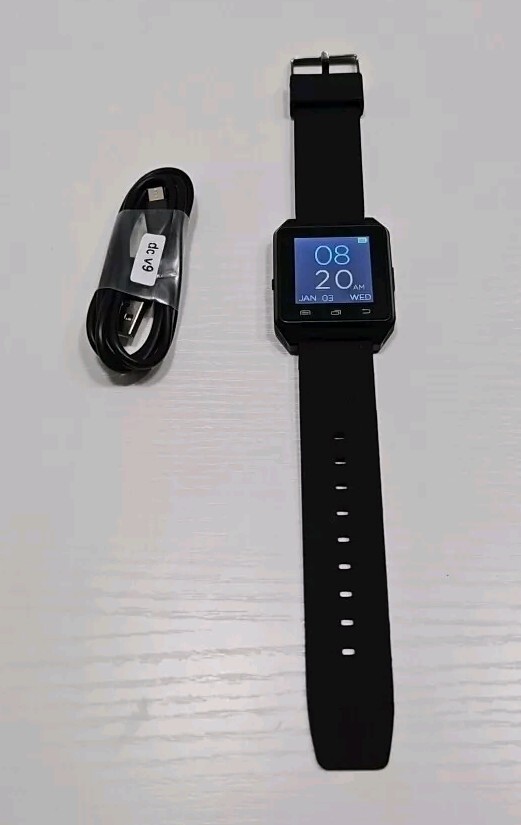 Q7 Smart Watch iOS And Android Compatible Black Model 3326