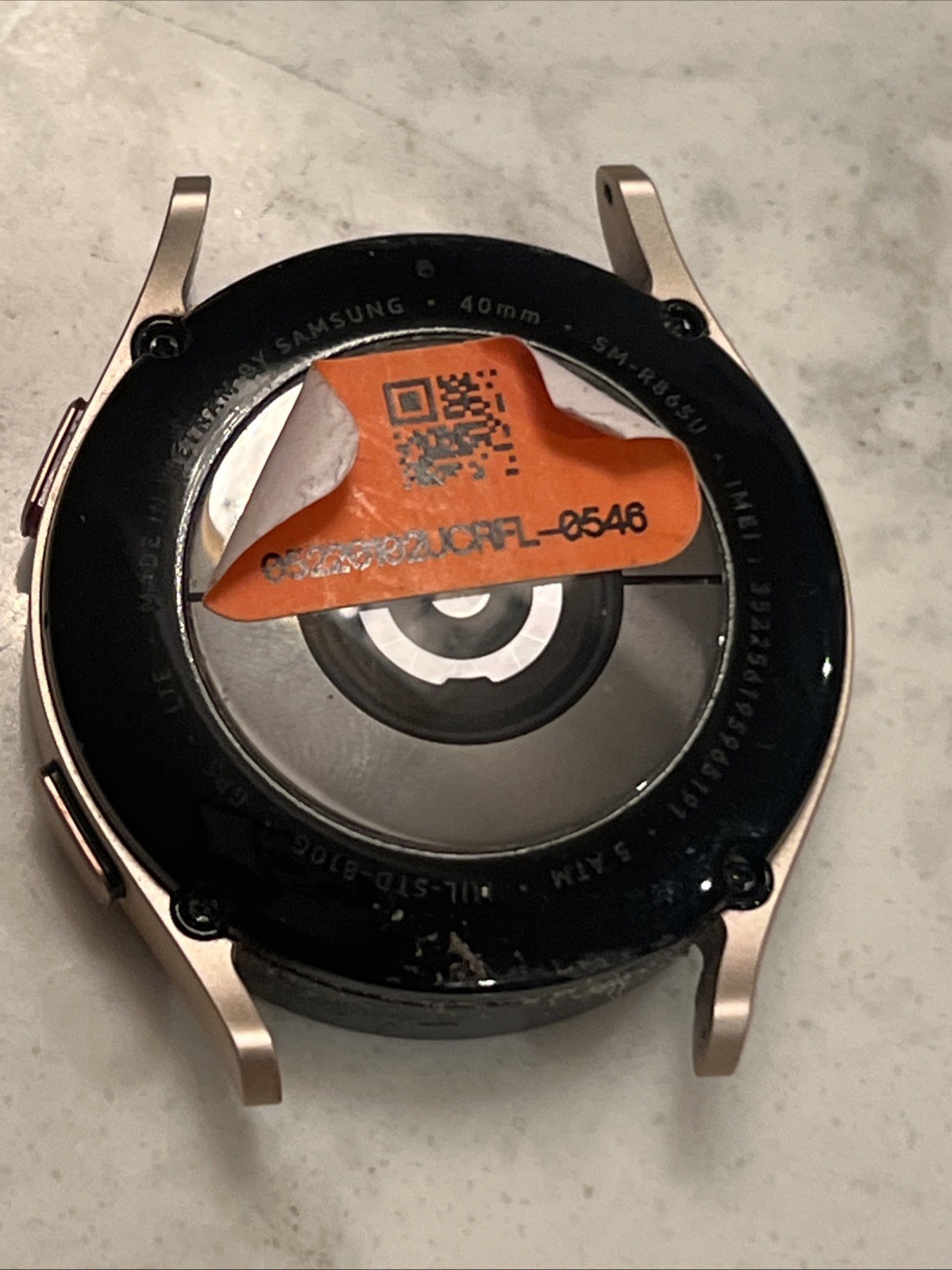 Samsung Galaxy Watch 4, 40MM Rose Gold Pink Band LTE-GPS SM-R865U Tested