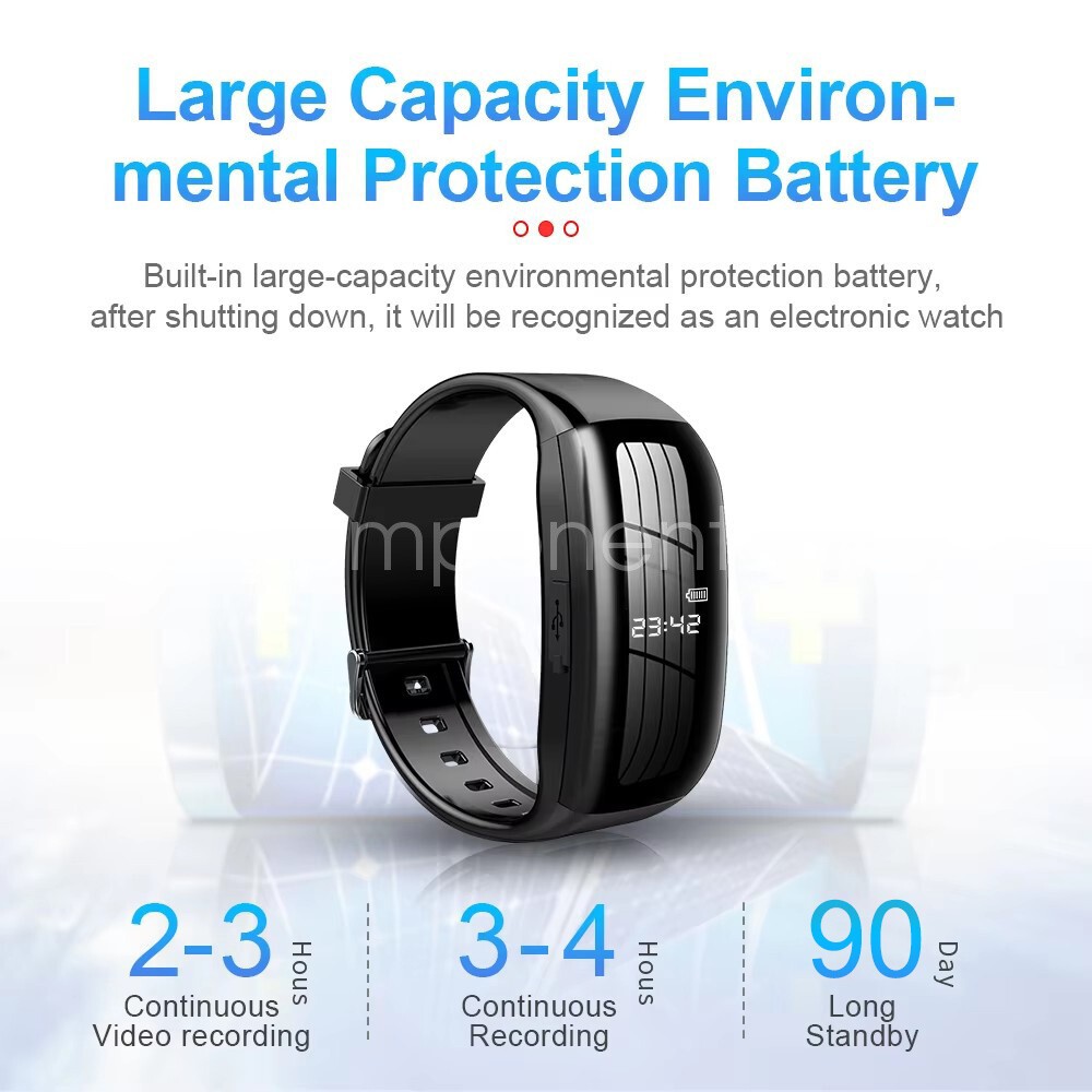 2025 1080P Camera Watch Wristband Sports Video Recorder Smart Bracelet 8G-256GB