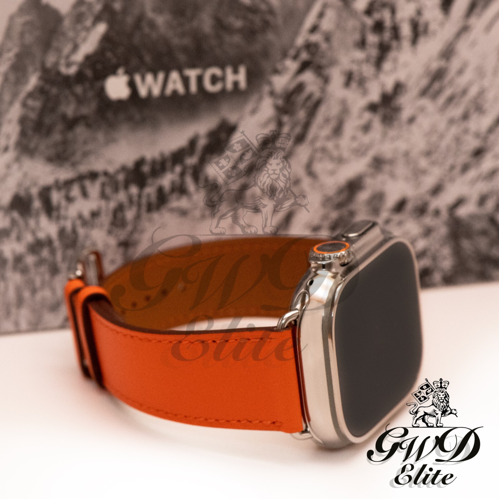 HERMES Polished Custom 49MM Apple Watch ULTRA HERMES Leather