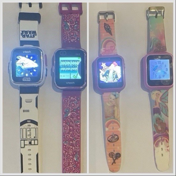 VTech and Mixed Brand Kids Interactive Smartwatches Lot Of 4