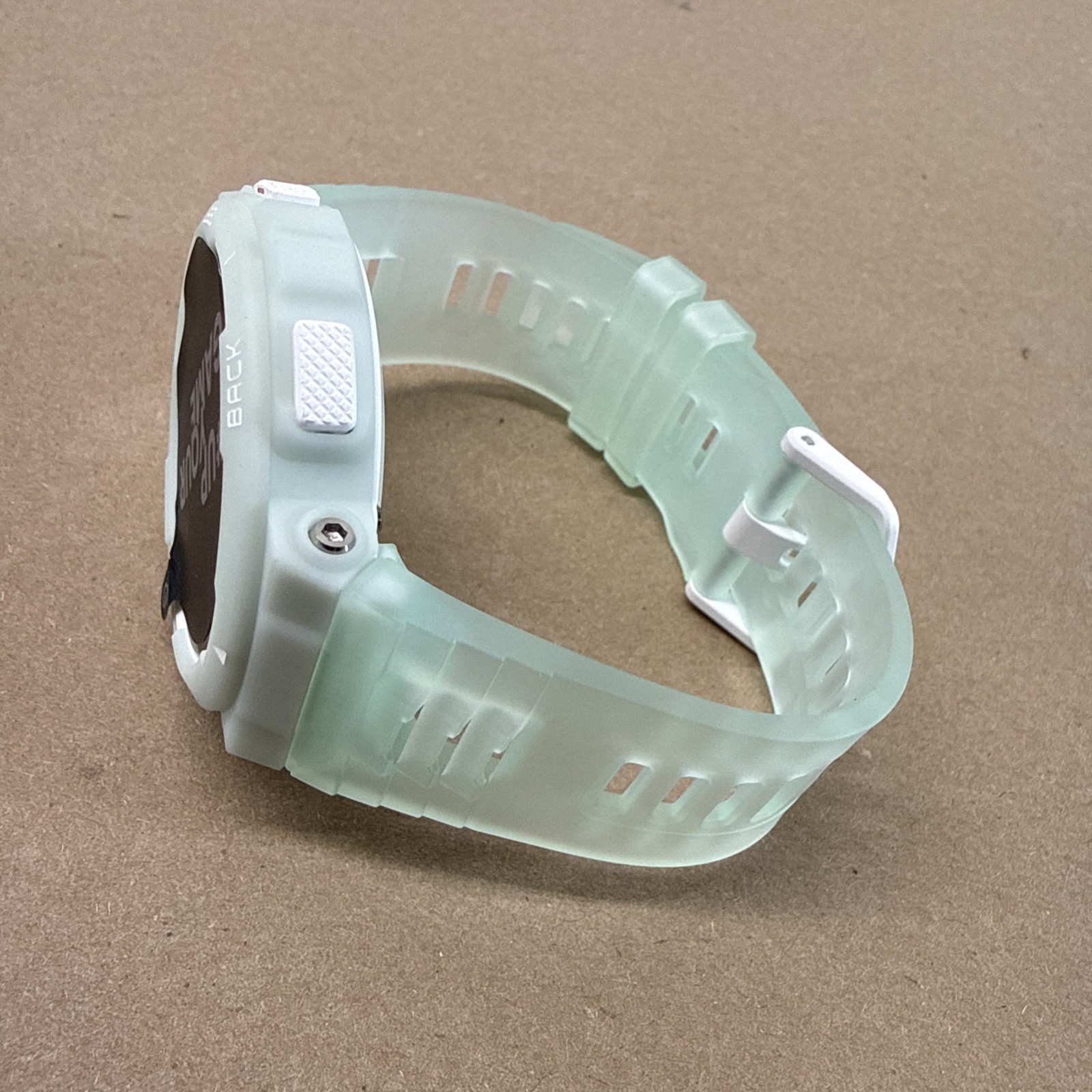 Amazfit Active Edge Smart Watch 22mm with Mint Green Silicone band