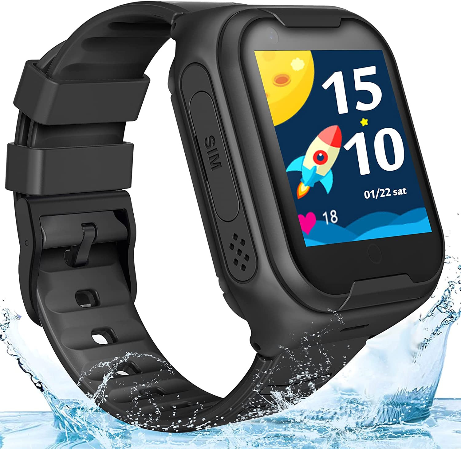 Elderly 4G GPS Smart Watch Real-Time Tracking Two-Way Phone Call GPS Tracker Wat