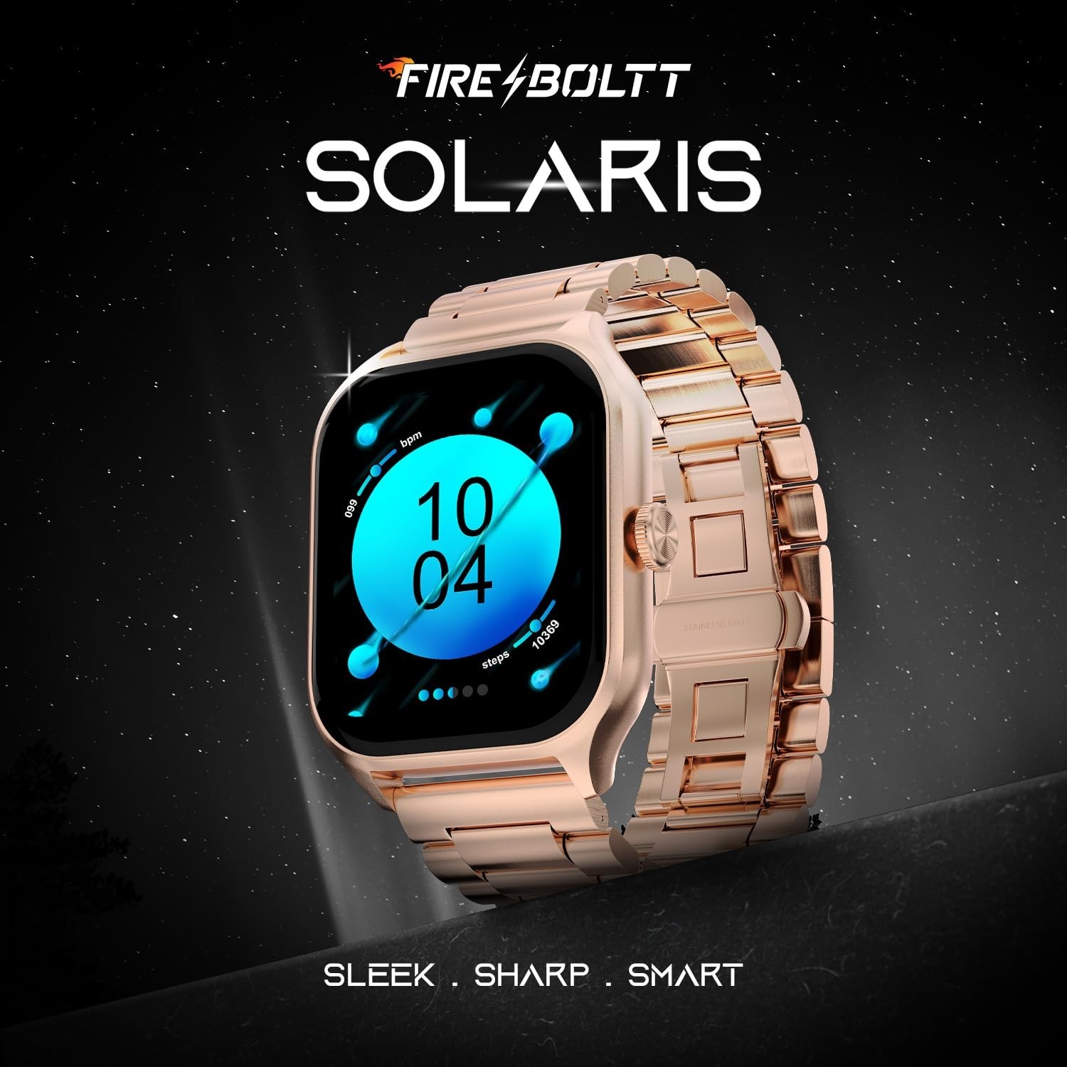 Fire-Boltt 1.78 Inch Smart Watch | Sports Mode, Water-Resistant, Health Tracking
