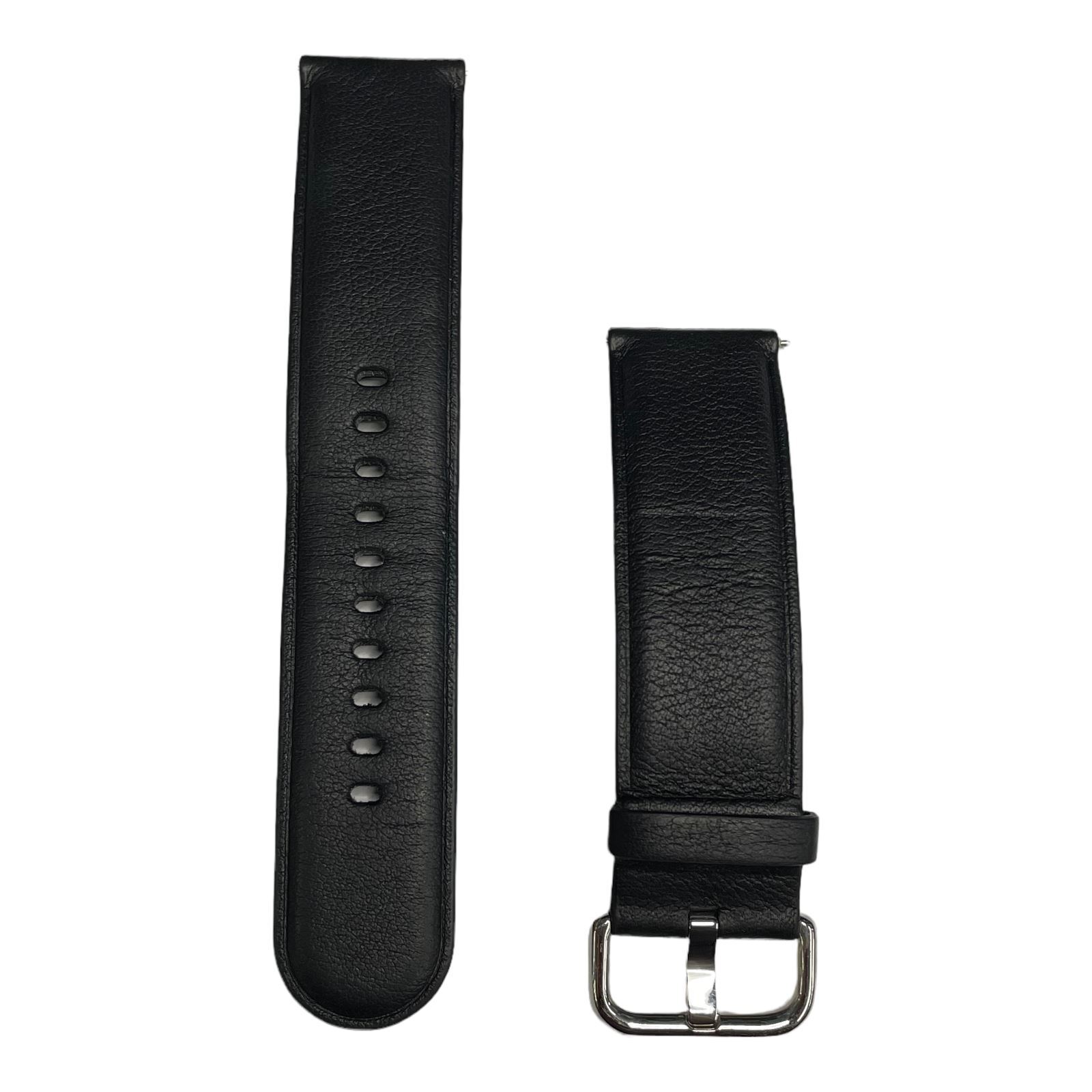 Genuine Samsung Galaxy Active 2 SM-R825U 20mm Leather Wristband Band S/M Black