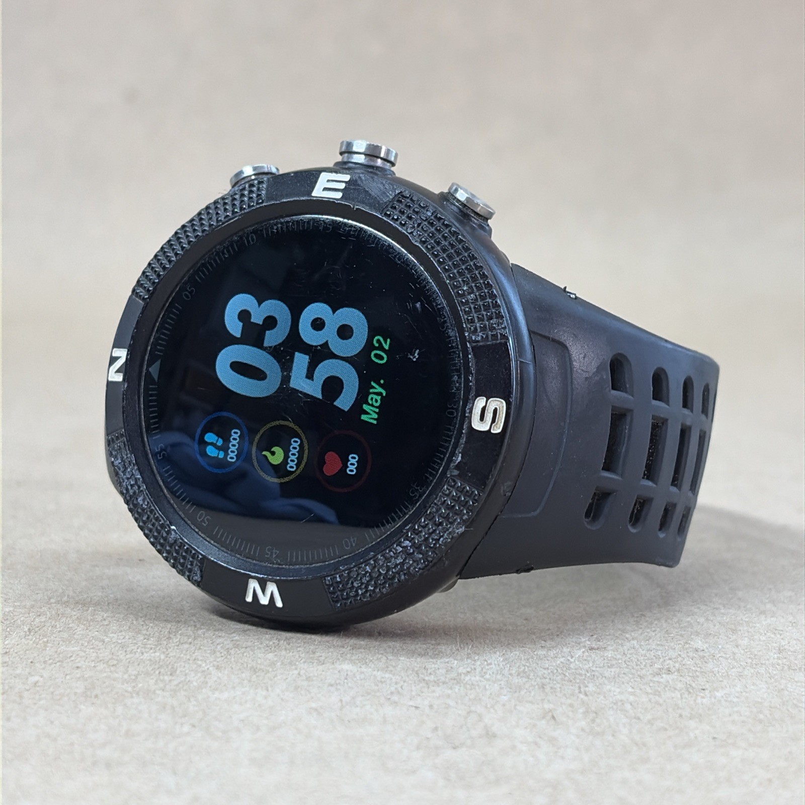 23E9 V3 Smart Watch Fitness Heart Rate Tracker Tested Works READ