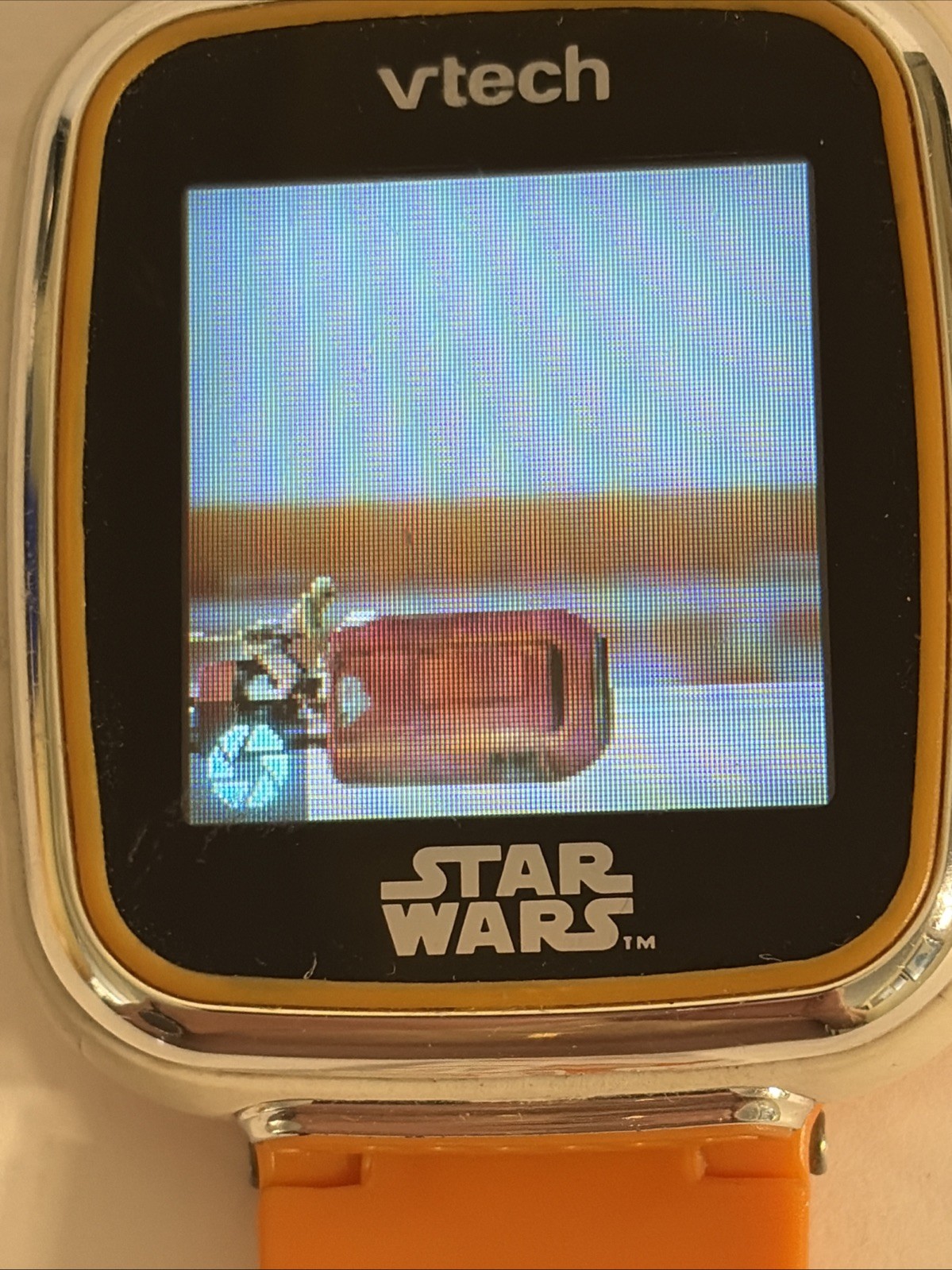 Rare VTECH Star Wars White Orange Smartwatch D5