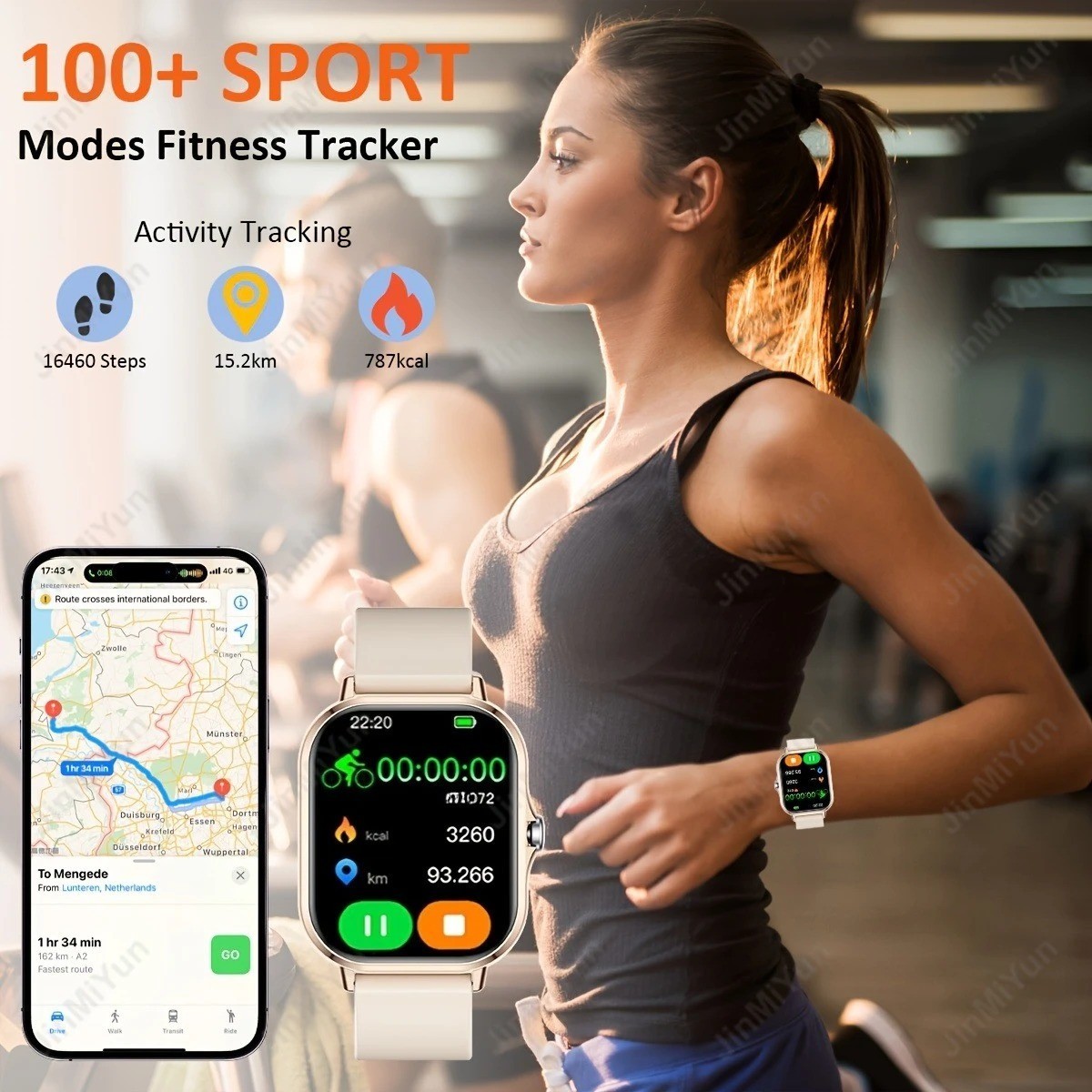 2026 Smart Watch For Men/Women, Waterproof Smartwatch Bluetooth for iPhone