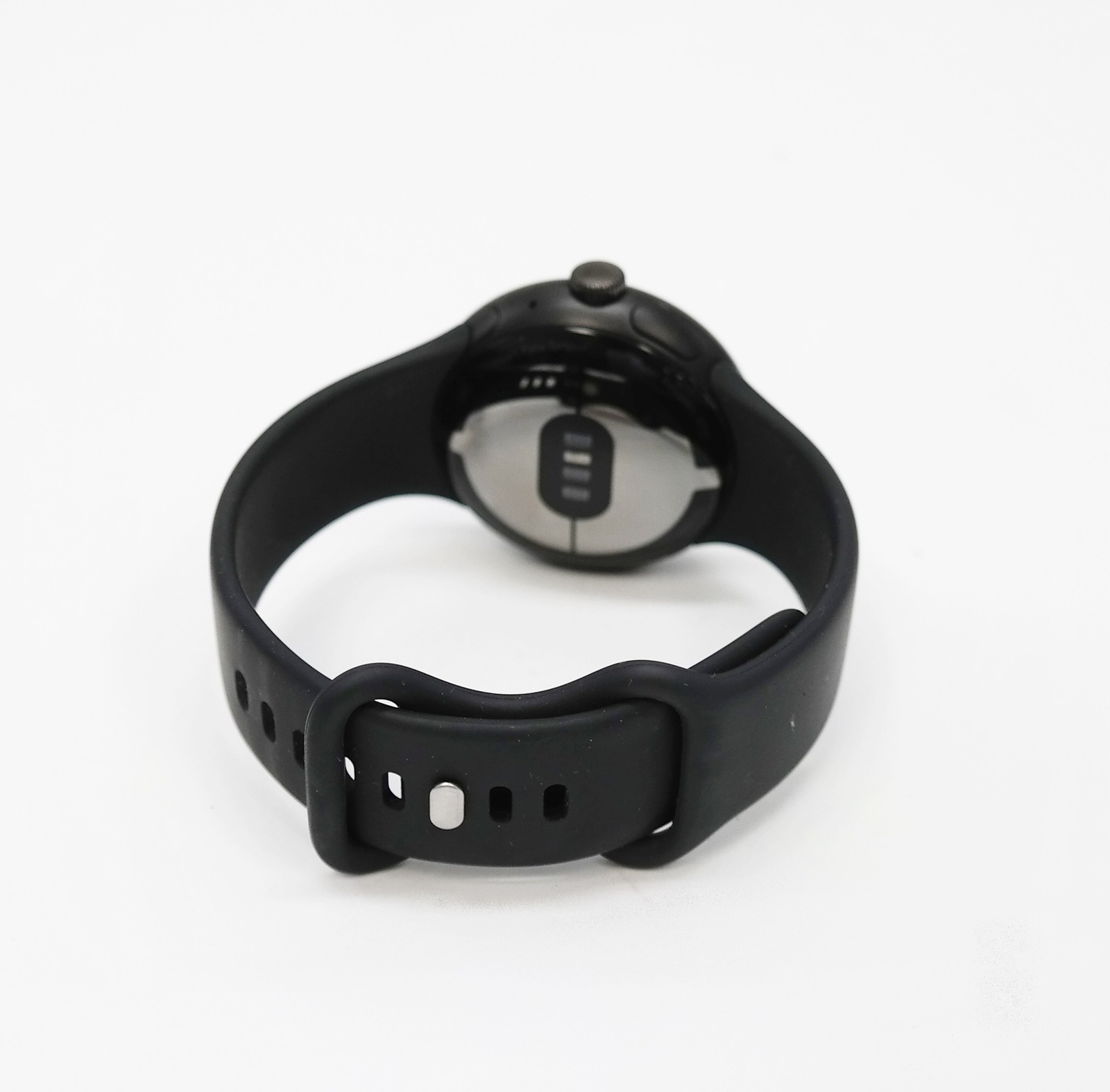 Google Pixel Watch 41mm Matte Black Stainless Steel Case GA03119-US L Size