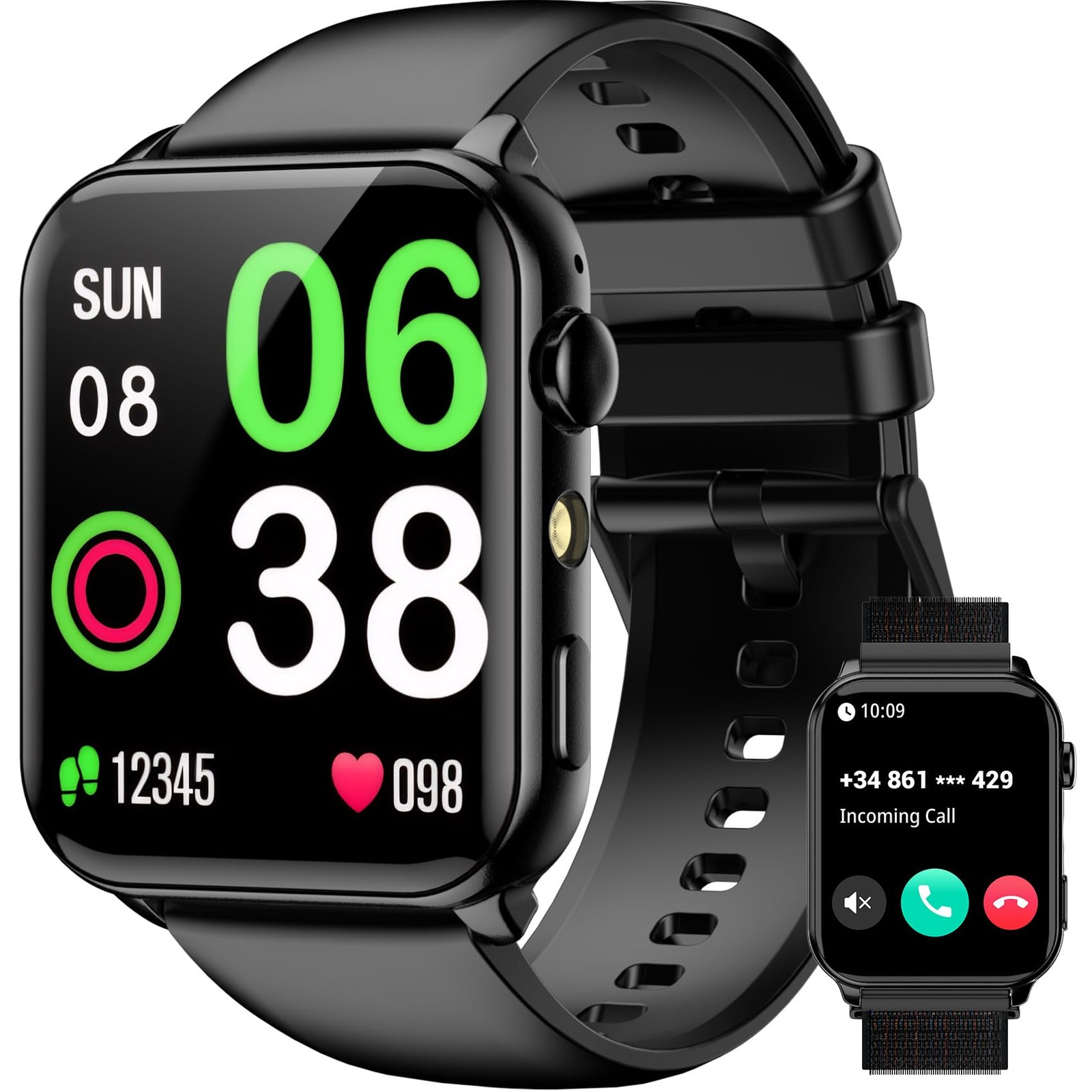 Smart Watches for Men, 1.91″ AMOLED Men’s Fitness Watch with 2026 Upgrade LED…